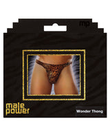 Male Power Wonder Thong Animal Print S-m Undergarments - Tophatter Daily Deals