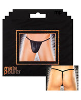 Male Power Nylon Lycra Pouch Thong Black O-s Undergarments - Tophatter Daily Deals