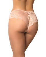 Lace Scalloped Tanga Panty Evening Sand Xs Undergarments - Tophatter Daily Deals