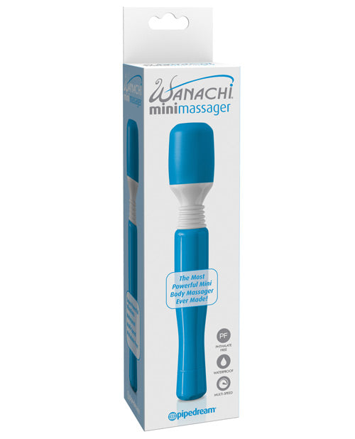 Mini Wanachi Massager Waterproof - Blue Default Title Magic Wands - Tophatter Daily Deals