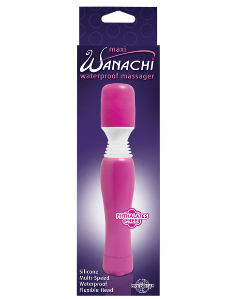 Maxi Wanachi Massager Waterproof - Pink Default Title Magic Wands - Tophatter Daily Deals