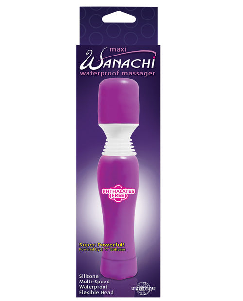 Maxi Wanachi Massager Waterproof - Purple Default Title Magic Wands - Tophatter Daily Deals