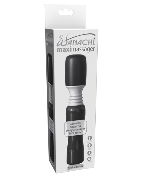 Maxi Wanachi Massager Waterproof - Black Default Title Magic Wands - Tophatter Daily Deals