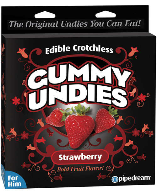 Edible Male Gummy Undies - Strawberry Default Title Body Fun - Tophatter Daily Deals