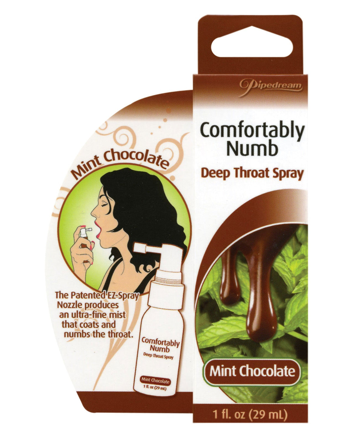 Comfortably Numb Deep Throat Spray - Mint Chocolate Default Title Sexual Enhancers - Tophatter Daily Deals