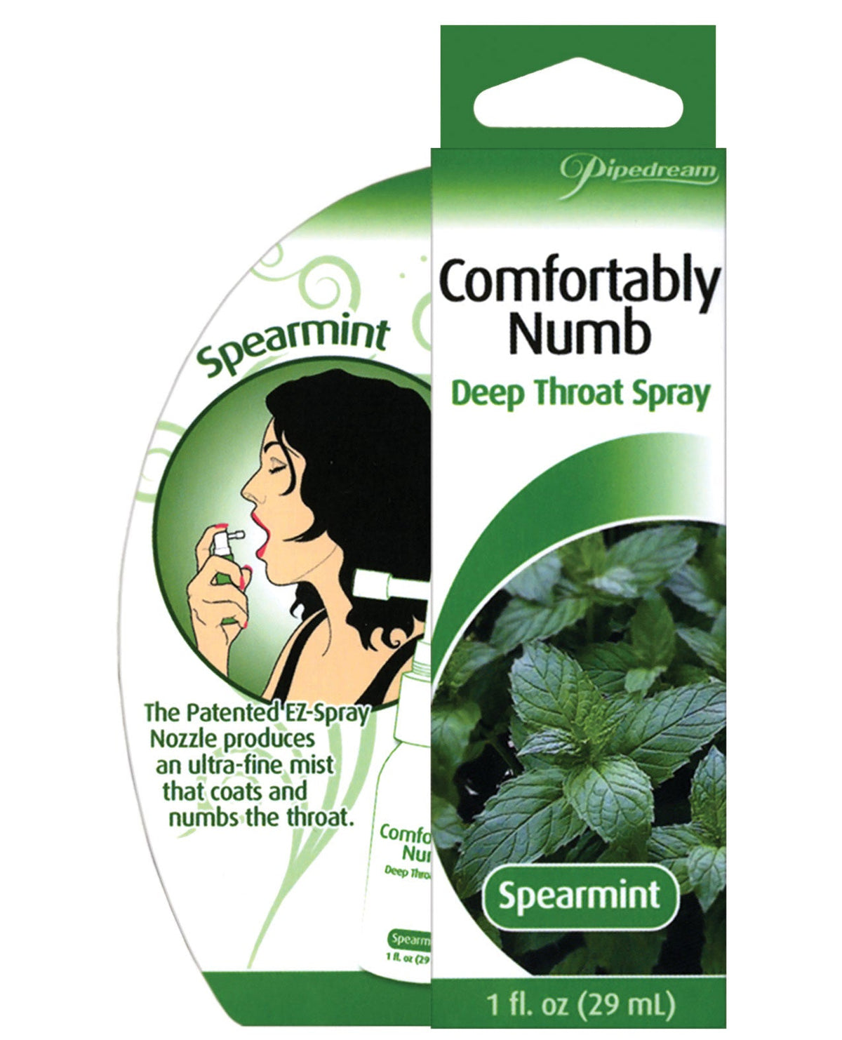 Comfortably Numb Deep Throat Spray - Spearmint Default Title Sexual Enhancers - Tophatter Daily Deals