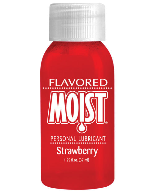 Flavored Moist - 1 Oz Strawberry Default Title Lubes - Tophatter Daily Deals