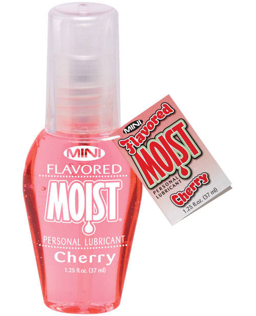 Mini Flavored Moist - 1.25 Oz Cherry Default Title Lubes - Tophatter Daily Deals