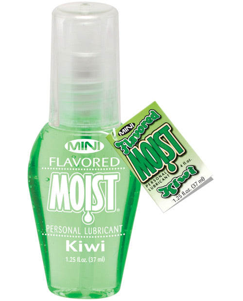 Mini Flavored Moist - 1.25 Oz Kiwi Default Title Lubes - Tophatter Daily Deals