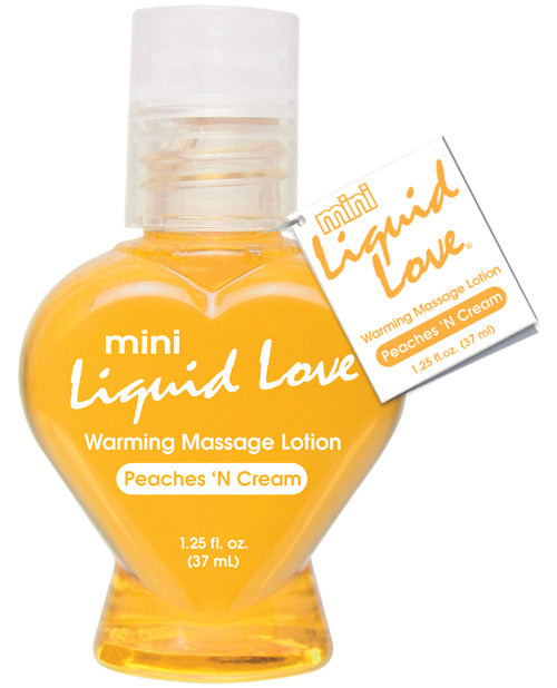 Liquid Love - 1.25 Oz Peaches N' Cream Default Title Massage Oils, Lotions, Creams And Gels - Tophatter Daily Deals