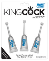 King Cock Insertz Moist Lubricant - Pack Of 3 Default Title Lubes - Tophatter Daily Deals