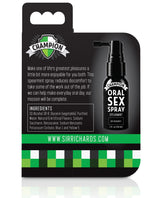 Sir Richard's Champion Oral Sex Spray - Spearmint 1 Fl. Oz Sexual Enhancers - Tophatter Daily Deals
