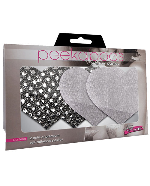 Dark Angel Hearts - Silver Pack Of 2 Default Title Undergarments - Tophatter Daily Deals