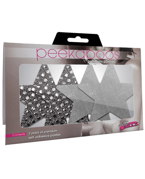 Dark Angel Stars - Silver Pack Of 2 Default Title Undergarments - Tophatter Daily Deals