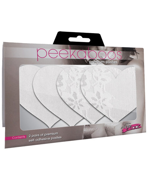 Luminous Hearts - White Pack Of 2 Default Title Undergarments - Tophatter Daily Deals