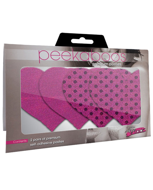 Paradise Found Hearts - Pink Pack Of 2 Default Title Undergarments - Tophatter Daily Deals