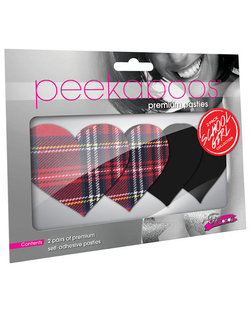 Peekaboos Schoolgirl Hearts O-s Default Title Undergarments - Tophatter Daily Deals