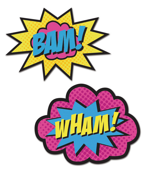 Peekaboos Wham-bam Superhero Pasties - 2 Pair Undergarments - Tophatter Daily Deals
