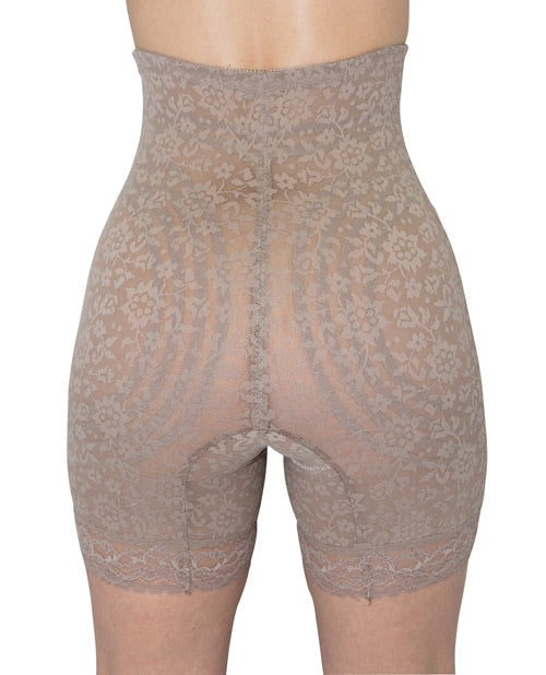 Rago Shapewear High Waist Long Leg Shaper Mocha Md Undergarments - Tophatter Daily Deals
