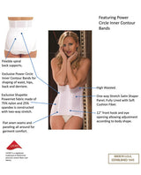 Rago Shapewear High Waisted Waist Cincher White Xl Undergarments - Tophatter Daily Deals