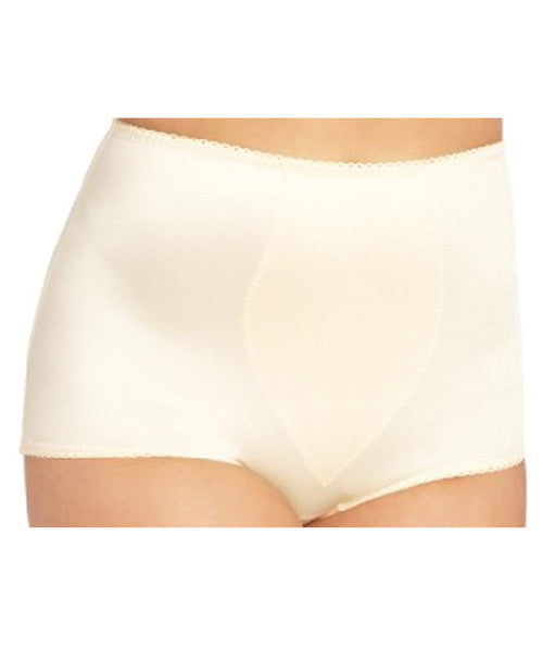 Rago Shapewear Rear Shaper Panty Brief Light Shaping W-removable Contour Pads Beige 2x Default Title Plus Undergarments - Tophatter Daily Deals