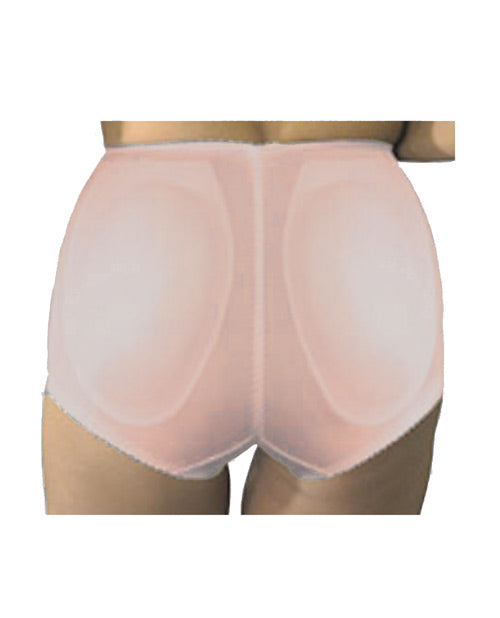 Rago Shapewear Rear Shaper Panty Brief Light Shaping W-removable Contour Pads Mocha Xl Undergarments - Tophatter Daily Deals
