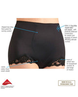 Rago Shapewear Panty Brief Light Shaping Black Sm Undergarments - Tophatter Daily Deals