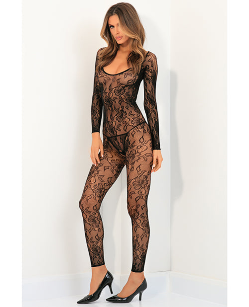 Body Up Crotchless Bodystocking Black M-l Default Title All Undergarments - Tophatter Daily Deals