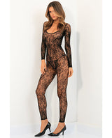 Body Up Crotchless Bodystocking Black S-m Default Title All Undergarments - Tophatter Daily Deals