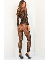 Body Up Crotchless Bodystocking Black S-m All Undergarments - Tophatter Daily Deals