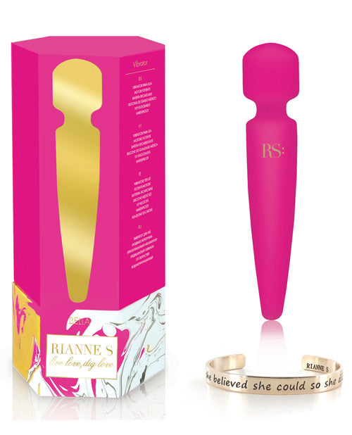 Rianne S Bella Mini Body Wand - French Rose Magic Wands - Tophatter Daily Deals