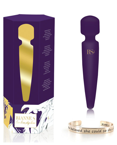 Rianne S Bella Mini Body Wand - Deep Purple Magic Wands - Tophatter Daily Deals