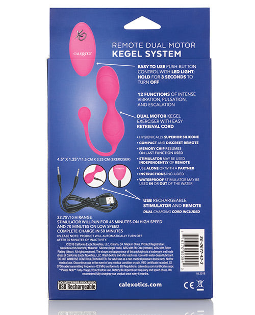 Lock-n-play Remote Dual Motor Kegel System Sexual Enhancers - Tophatter Daily Deals