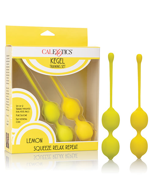 Kegel Training Set - Lemon Default Title Sexual Enhancers - Tophatter Daily Deals