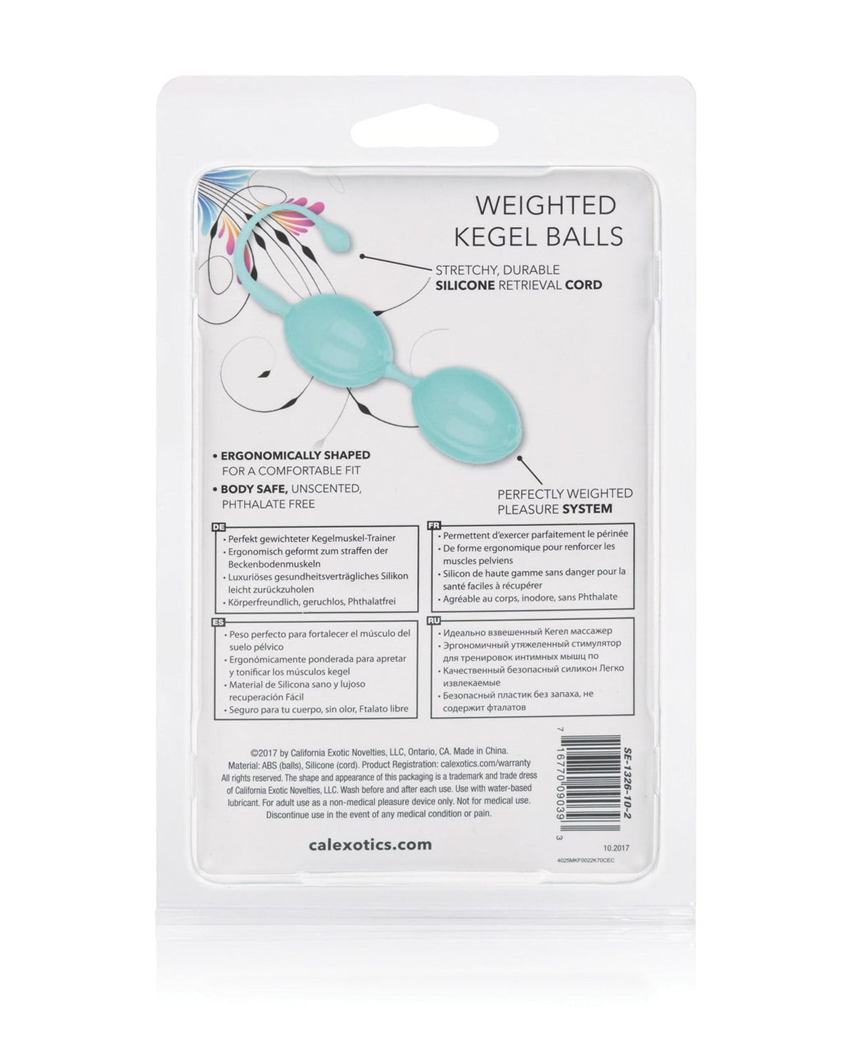 Weighted Kegel Balls - Teal Sexual Enhancers - Tophatter Daily Deals