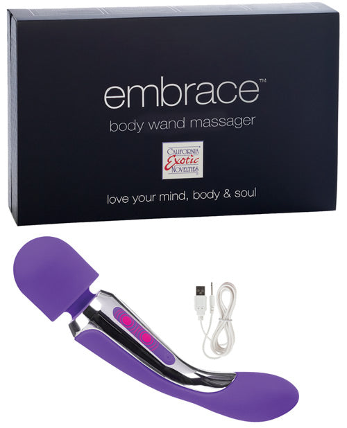 Embrace Body Wand Massager - Purple Default Title Magic Wands - Tophatter Daily Deals