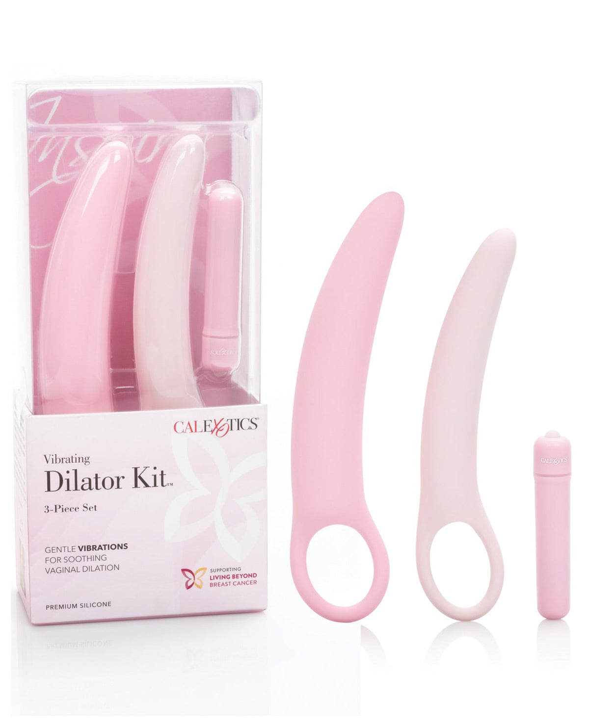 Inspire Vibrating 3pc Silicone Dilator Kit Default Title Sexual Enhancers - Tophatter Daily Deals