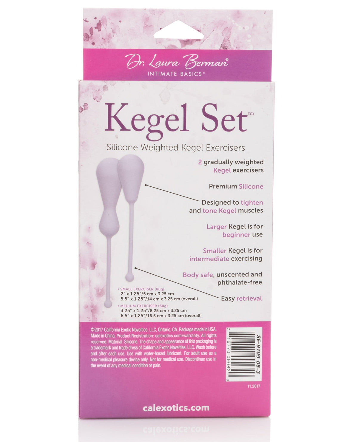 Dr. Laura Berman Kegel Set Silicone Weighted Kegel Exercisers Sexual Enhancers - Tophatter Daily Deals