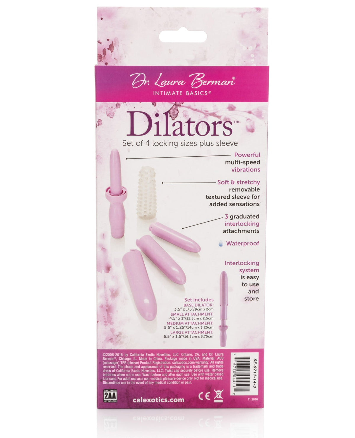 Dr. Laura Berman Intimate Basics Dilator Set Sexual Enhancers - Tophatter Daily Deals