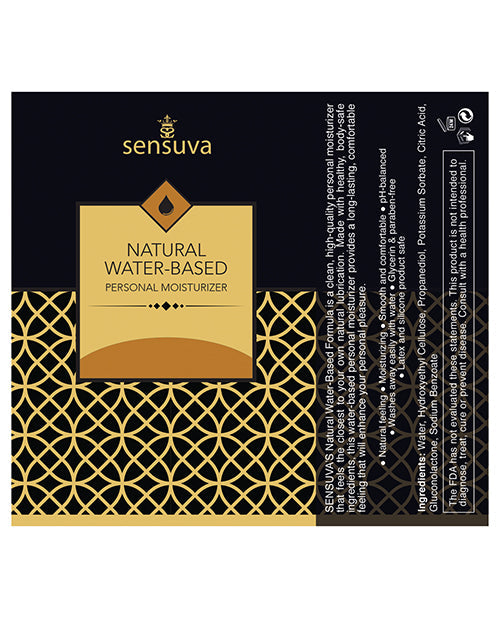 Sensuva Natural Water Based Personal Moisturizer - 4.23 Oz Strawberry Lubes - Tophatter Daily Deals
