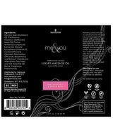 Sensuva Me & You Massage Oil - 4.2 Oz Grapefruit Vanilla Massage Oils, Lotions, Creams And Gels - Tophatter Daily Deals