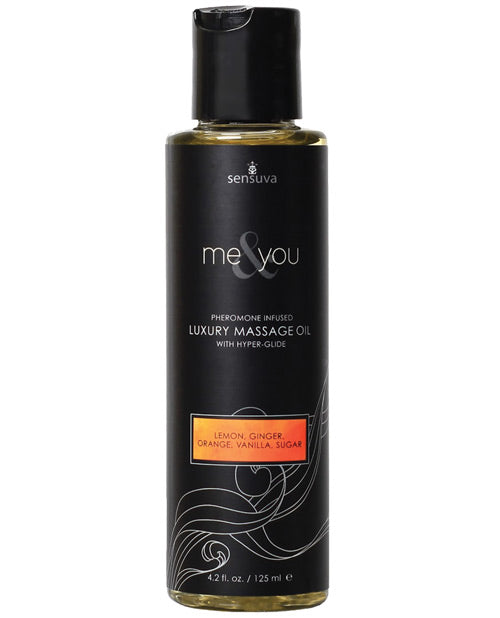 Sensuva Me & You Massage Oil - 4.2 Oz Sugar & Citrus Default Title Massage Oils, Lotions, Creams & Gels - Tophatter Daily Deals