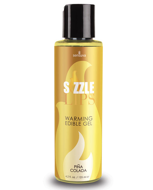 Sensuva Sizzle Lips Warming Gel - 4.2 Oz Pina Colada Default Title Sexual Enhancers - Tophatter Daily Deals