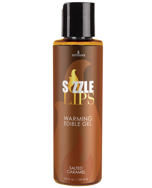 Sensuva Sizzle Lips Warming Gel - 4.2 Oz Salted Caramel Default Title Sexual Enhancers - Tophatter Daily Deals