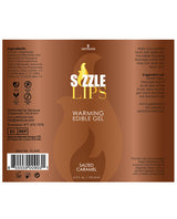 Sensuva Sizzle Lips Warming Gel - 4.2 Oz Salted Caramel Sexual Enhancers - Tophatter Daily Deals