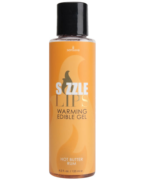 Sizzle Lips Warming Gel - 4.2 Oz Bottle Butter Rum Default Title Sexual Enhancers - Tophatter Daily Deals