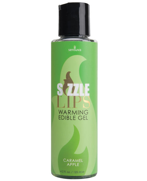 Sizzle Lips Warming Gel - 4.2 Oz Bottle Caramel Apple Default Title Sexual Enhancers - Tophatter Daily Deals