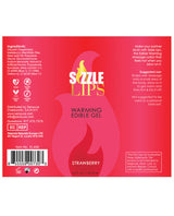 Sizzle Lips Warming Gel - 4.2 Oz Bottle Strawberry Sexual Enhancers - Tophatter Daily Deals