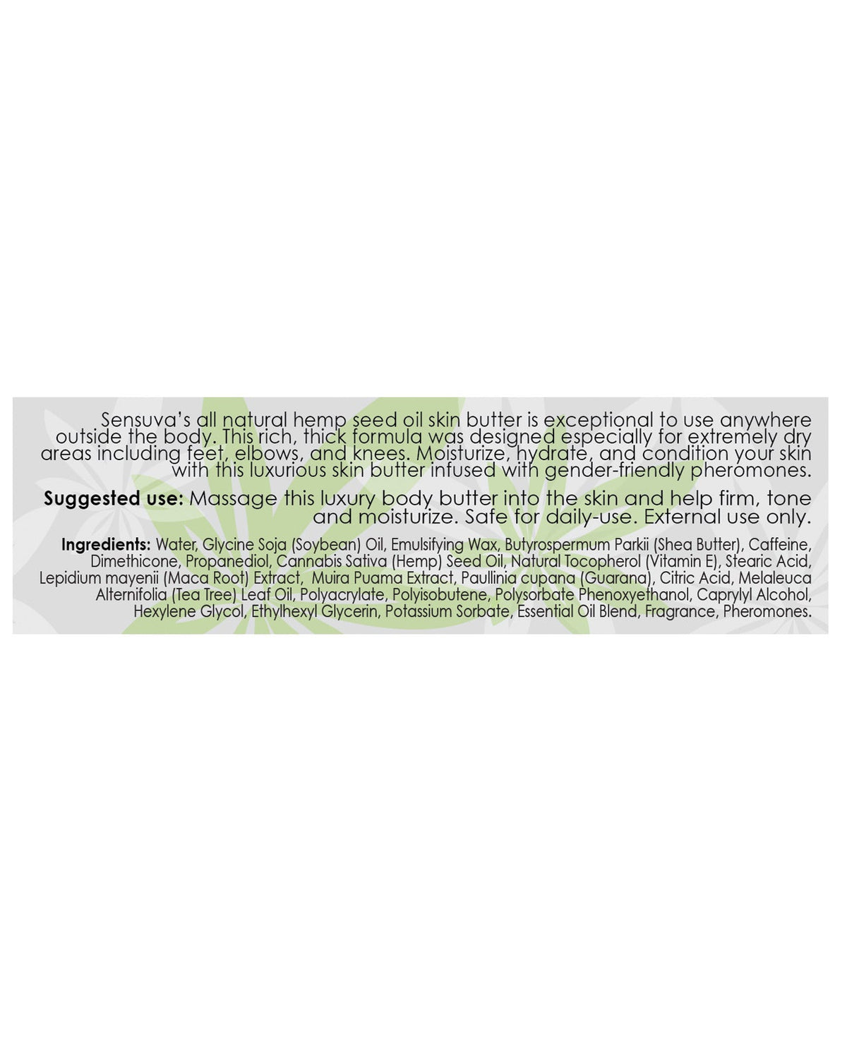 Provocatife Cannabis Oil Body Butter W-pheromones Body Fun - Tophatter Daily Deals