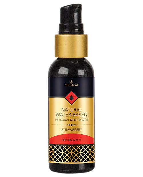 Sensuva Natural Water Based Personal Moisturizer - 1.93 Oz Strawberry Default Title Lubes - Tophatter Daily Deals